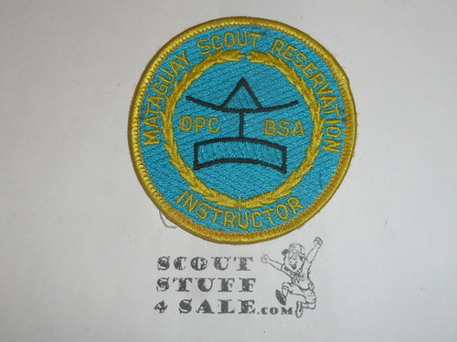 Mataguay Scout Reservation Instructor Patch, Desert Pacific Council