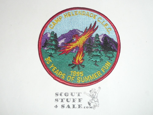 Camp Helendade STAFF Patch, California Inland Empire Council, 1995