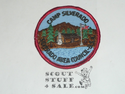 Camp Silverado Patch, Silverado Area Council, blue twill