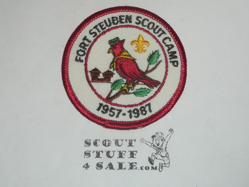 Fort Steuben Scout Camp Patch, 1987 30th Anniversary