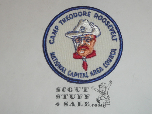 Camp Theodore Roosevelt Patch, National Capital Area Council, 1970's