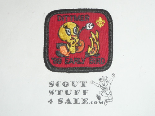 Camp Dittmer Early Bird Patch, 1988 - Boy Scout