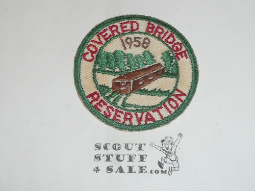 Covered Bridge Scout Reservation Patch, Old Kentucky Home Council, 1958