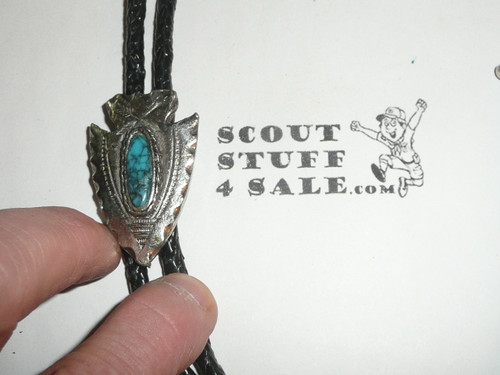 Arrowhead with Turqoise Bolo Tie, Southwest Styling