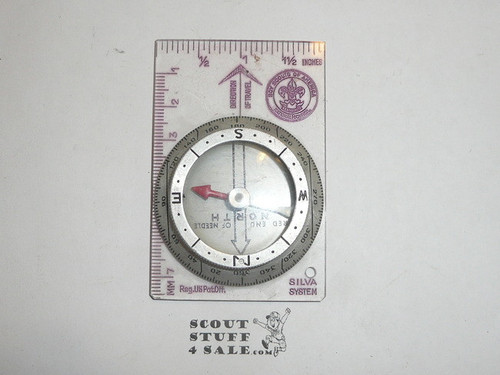 1960's Official Boy Scout Compass, By Silva, Unused 1960's Official Boy Scout Compass, By Silva, Unused