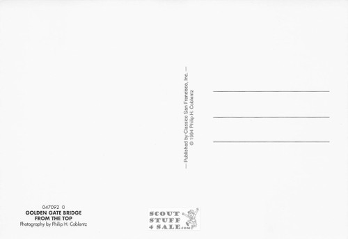 Phil Coblentz Photo Post Card of San Francisco  By Classico SF #047-092