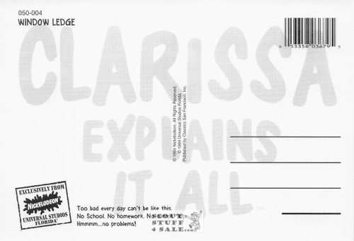 Nickelodeon Clarissa Post Card of By Classico San Francisco #050-004