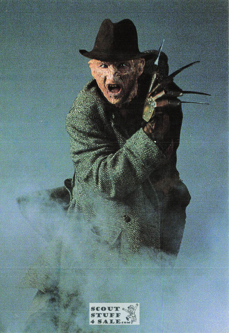 Nightmare on Elm Freddy Krueger Postcard by Classico San Francisco #105-100