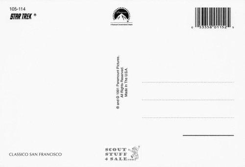 Star Trek TV Series Postcard by Classico San Francisco #105-114