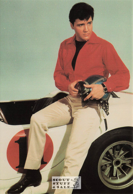 Speedway Elvis Presley Postcard by Classico San Francisco #105-129