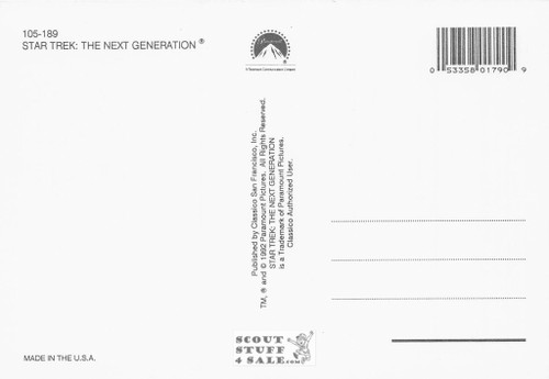 Star Trek Next Generation Postcard by Classico San Francisco #105-189