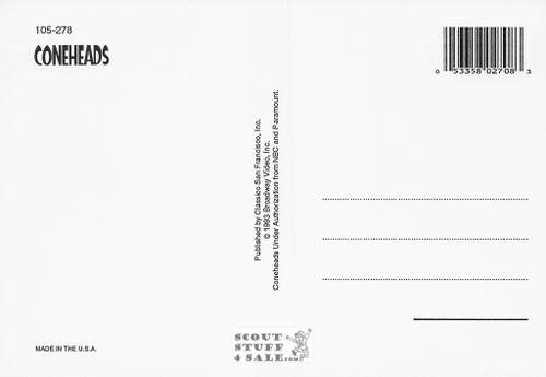 The Coneheads Postcard by Classico San Francisco #105-278