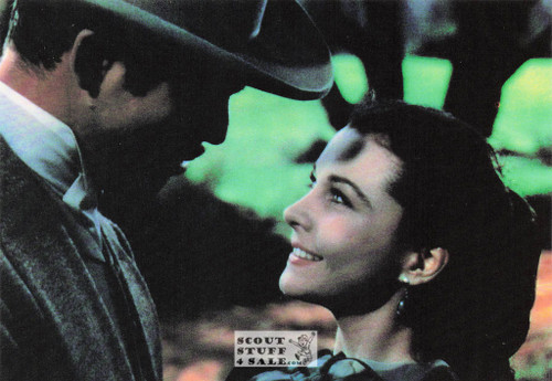 Gone With The WInd Postcard, Gable/Leigh, Classico San Francisco #105-287