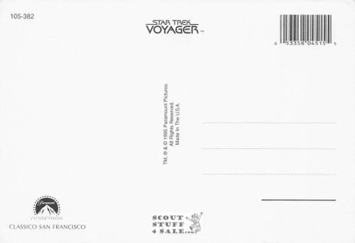 Star Trek Voyager Postcard by Classico San Francisco #105-382