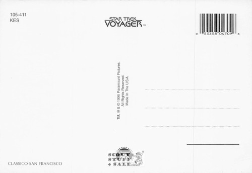 Star Trek Voyager Postcard by Classico San Francisco #105-411