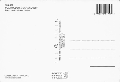 The X Files Postcard by Classico San Francisco #105-432