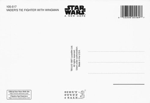 Star Wars Postcard by Classico San Francisco #105-517