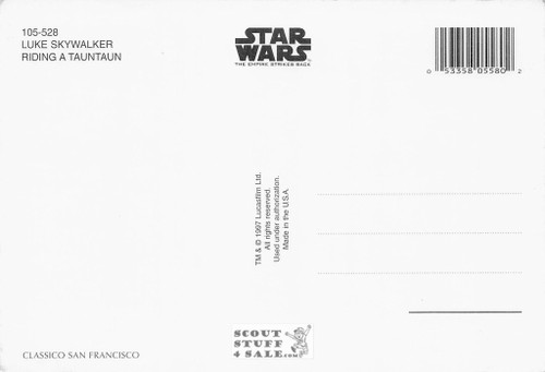 Star Wars Postcard, Luke Skywalker, by Classico San Francisco #105-528