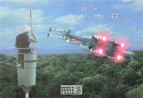Star Wars Postcard, X-Wing Fighters, by Classico San Francisco #105-535