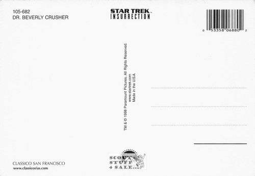 Star Trek Insurrection Postcard by Classico San Francisco #105-682