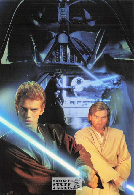 Star Wars Attack of the Clones Postcard, Anakin/Oni-Wan, Classico SF #106-060