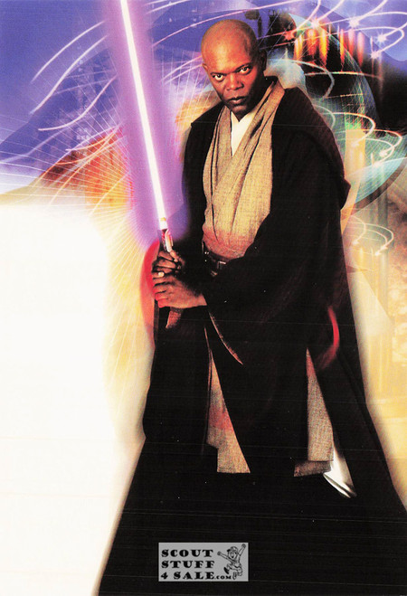 Star Wars Attack of the Clones Postcard, Mace Windu, by Classico SF #106-087