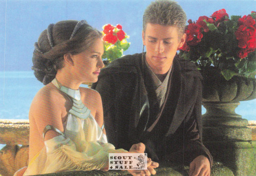 Star Wars Attack of the Clones Postcard, Anakin/Padme, Classico SF #106-097