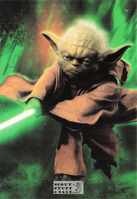 Star Wars Revenge of the Sith Postcard, Yoda, by Classico SF #106-124