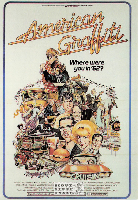 American Graffiti Movie Postcard by Classico San Francisco #110-008