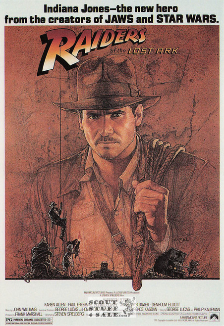 Raiders of the Lost Ark Movie Postcard by Classico San Francisco #110-010