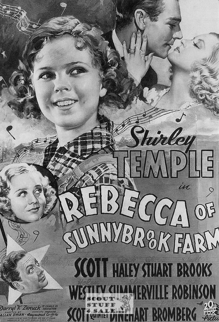 Rebecca of Sunnybrook Farm Shirley Temple Movie Postcard Classico SF #125-002