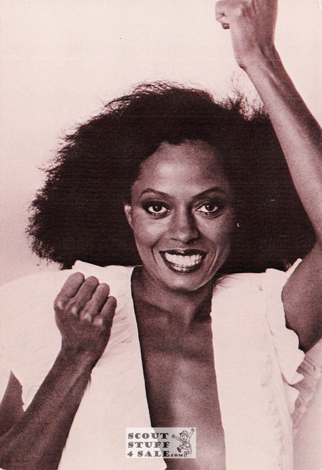 Diana Ross Sepia Postcard by Foto Parjetas/Classico SF #136-024 / FC24