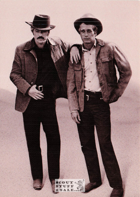 Redford & Newman Sepia Postcard by Classico SF/Ludlow #136-070