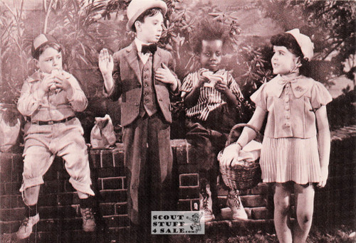 Our Gang Little Rascals Sepia Postcard Classico SF/Ludlow #136-071