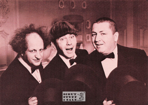 The Three Stooges Sepia Postcard by Classico SF/Ludlow #136-094