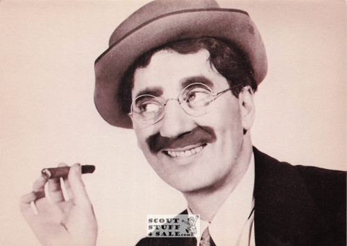 Groucho Marx Sepia Postcard by Classico SF/Ludlow #136-135