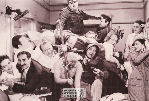 Marx Brothers Sepia Postcard by Classico SF/Ludlow #136-156 / FC156