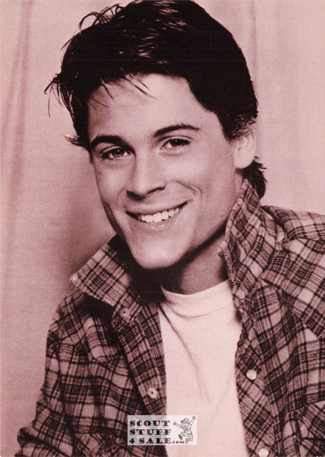 Rob Lowe Sepia Postcard by Foto Parjetas #136-166 / FC166