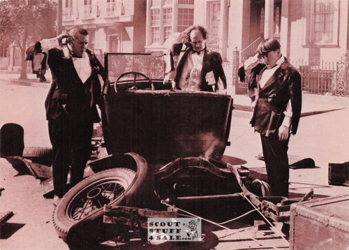 The Three Stooges Sepia Postcard by Classico SF/Ludlow #136-187