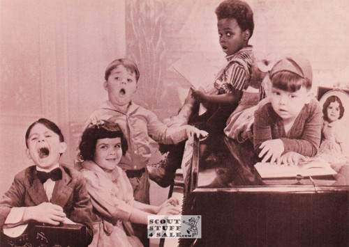 Our Gang Little Rascals Sepia Postcard by Classico SF/Ludlow #136-198