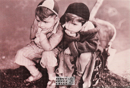 Our Gang Little Rascals Sepia Postcard Classico SF/Ludlow #136-256