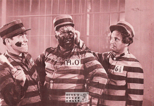 The Three Stooges Sepia Postcard by Classico SF/Ludlow #136-297