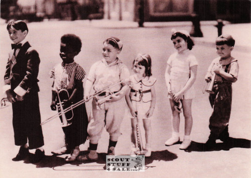 Our Gang Little Rascals Sepia Postcard by Classico SF/Ludlow #136-351 / FC351
