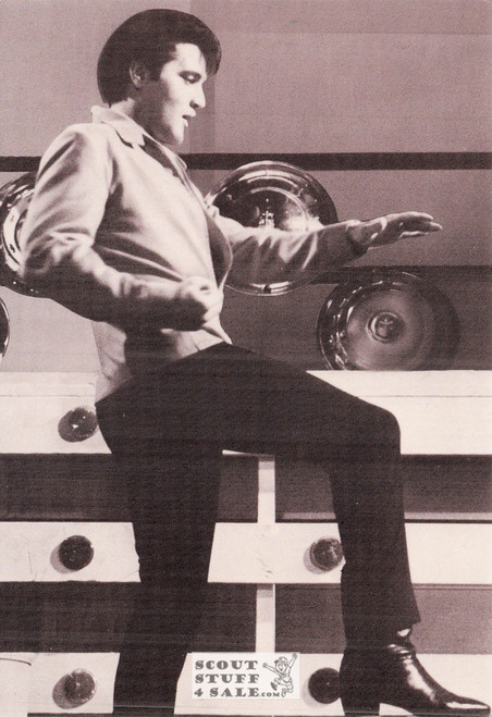 Speedway Elvis Presley Sepia Postcard by Classico SF/Ludlow  #136-379