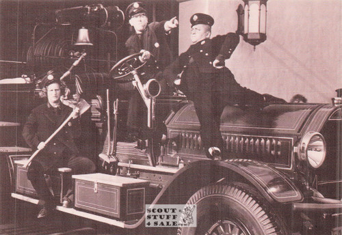 The Three Stooges Sepia Postcard by Classico SF/Ludlow #136-394