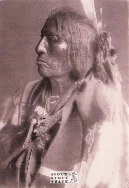 Slow Bull-Ogalala Black/White Postcard by Classico SF/Ludlow #136-445