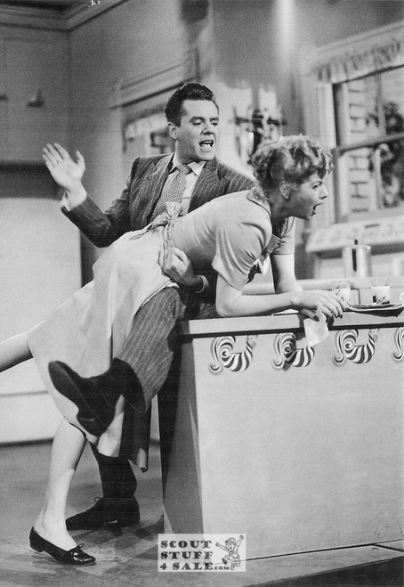 I love Lucy Black/White Postcard by Classico SF/Ludlow #136-467