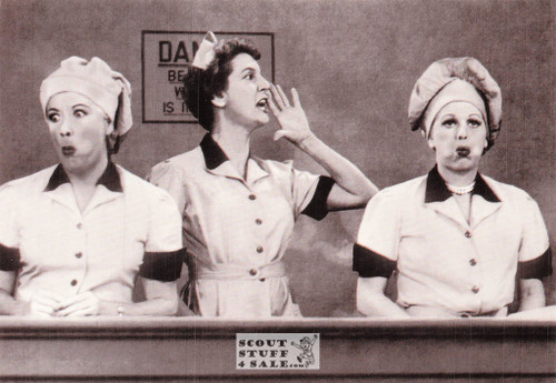 I love Lucy Black/White Postcard by Classico SF/Ludlow #136-490