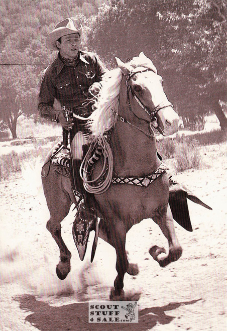 Roy Rogers Black/White Postcard by Classico SF/Ludlow #136-509
