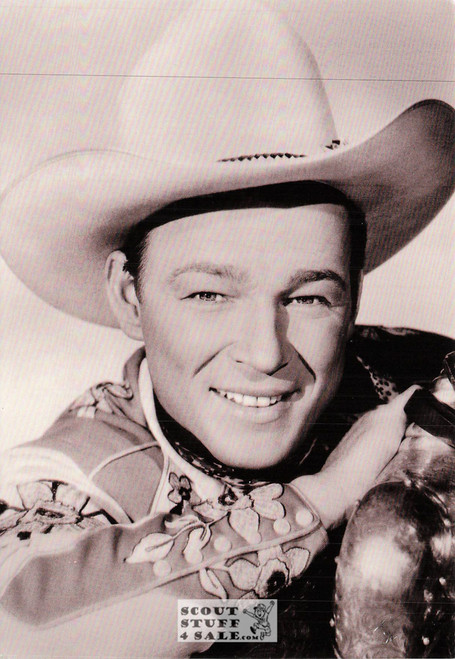 Roy Rogers Black/White Postcard by Classico SF/Ludlow #136-527